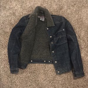 Silver jeans jacket